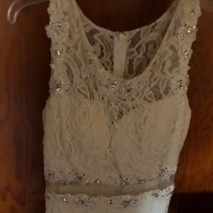 Beautiful long ivory dress